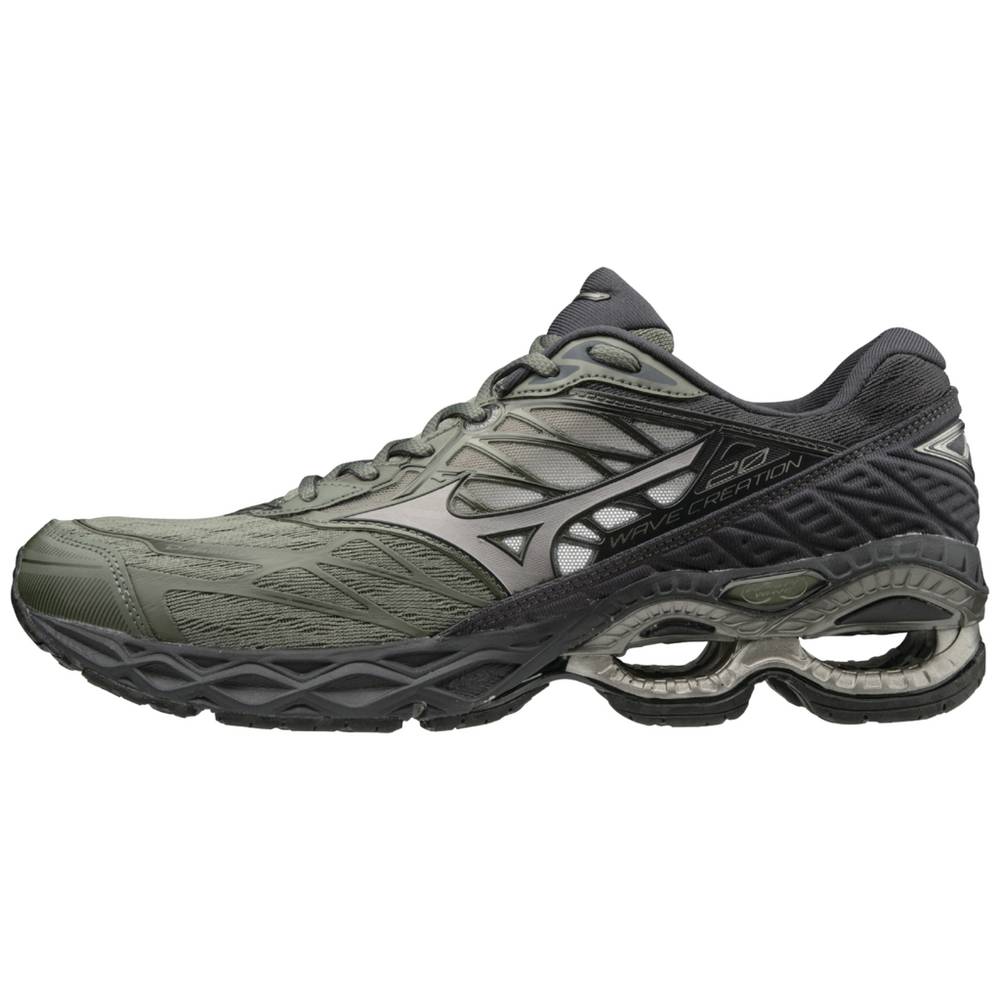 Tenis Para Correr Mizuno WAVE CREATION 20 Para Hombre Metal Grises 5736482-FR